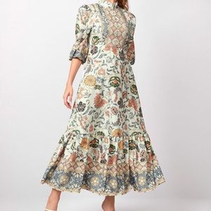 NWOT SHEIN floral print maxi dress